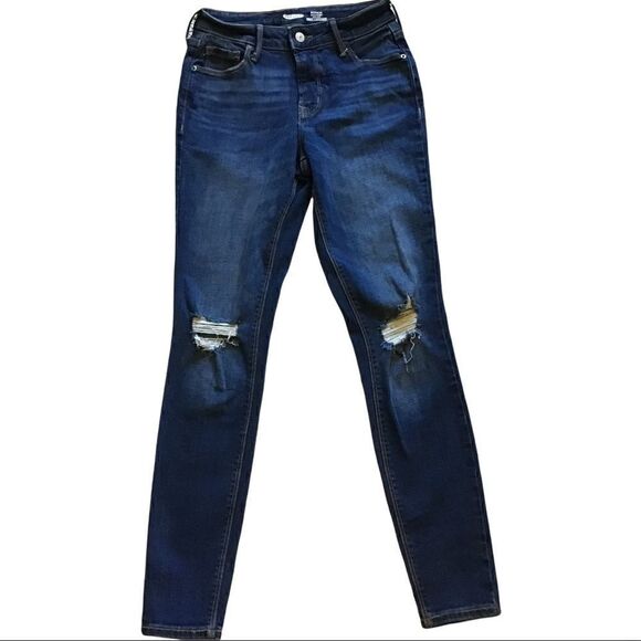 OLD NAVY  Rockstar Super Skinny High-Rise Distressed Jeans - Picture 2 of 4